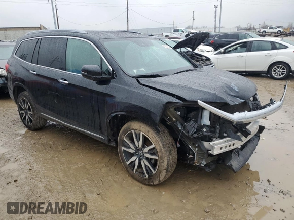 2021 Honda Pilot Elite with VIN 5FNYF6H02MB036207, listed as a Copart auction lot 85271354 with 63,295 mi miles and Salvage Title. Bid and sale history available at DreamBid. Image 4.