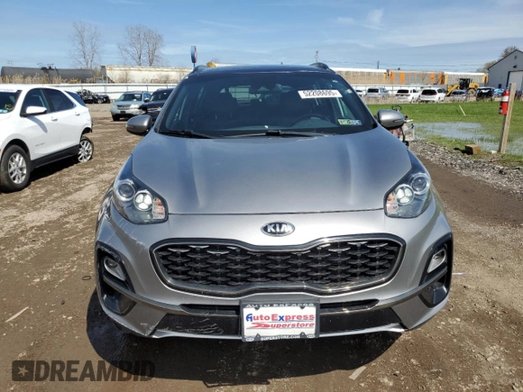2020 Kia Sportage S with VIN KNDP6CAC0L7657061, listed as a Copart auction lot 52208695 with 113,861 mi miles and Salvage Title. Bid and sale history available at carsss.com. Image 5.