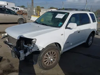 2008 Mercury Mariner Premier with VIN 4M2CU87108KJ34841, listed as a IAAI auction lot 41611281 with 170,436 mi miles. Bid and sale history available at carsss.com. Image 2.