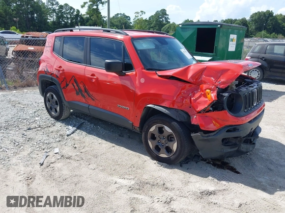 2017 Jeep Renegade Sport with VIN ZACCJAABXHPF61957, listed as a IAAI auction lot 42775922 with 124,571 mi miles and . Bid and sale history available at DreamBid. Image 1.