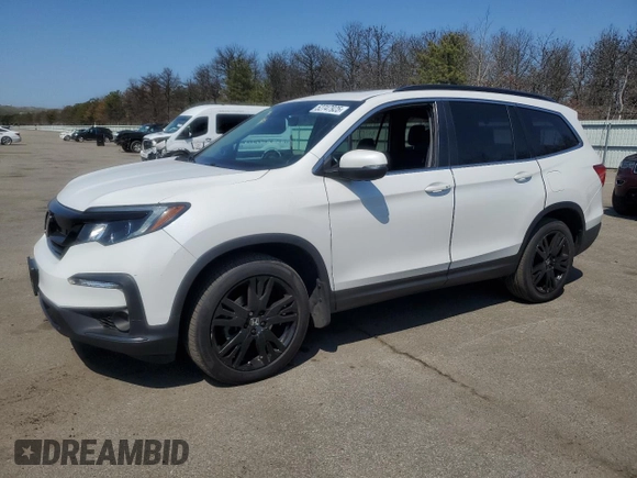 2022 Honda Pilot Special Edition with VIN 5FNYF6H20NB076157, listed as a Copart auction lot 52747925 with 52,088 mi miles and Salvage Title. Bid and sale history available at carsss.com. Image 1.