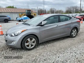 2012 Hyundai Elantra GLS with VIN KMHDH4AE3CU284809, listed as a Copart auction lot 52688265 with 98,504 mi miles and Salvage Title. Bid and sale history available at carsss.com. Image 1.