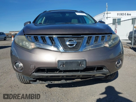 2009 Nissan Murano SL with VIN JN8AZ18UX9W008872, listed as a IAAI auction lot 41389435 with 150,488 mi miles. Bid and sale history available at carsss.com. Image 6.