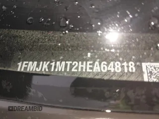 2017 Ford Expedition Max Platinum с VIN 1FMJK1MT2HEA64818, выставлен на аукционе IAAI как лот 41465609 с пробегом 105 665 миль миль и . История ставок и продаж доступна на DreamBid. Изображение 9.
