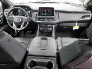 2023 GMC Yukon XL SLT with VIN 1GKS2GKT3PR203039, listed as a Copart auction lot 48005085 with 87,792 mi miles and Salvage Title. Bid and sale history available at carsss.com. Image 8.
