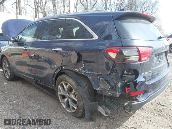 2019 Kia Sorento EX V6 with VIN 5XYPHDA58KG595489, listed as a IAAI auction lot 41886735 with 73,115 mi miles. Bid and sale history available at carsss.com. Image 6.