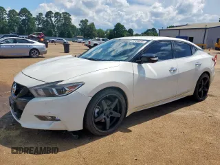 2018 Nissan Maxima SV with VIN 1N4AA6APXJC375741, listed as a Copart auction lot 62455055 with 97,151 mi miles and Salvage title. Bid and sale history available at DreamBid. Image 1.