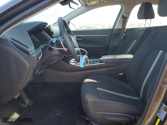 2021 Hyundai Sonata Hybrid Blue with VIN KMHL24JJ2MA025869, listed as a Copart auction lot 41603645 with 115,964 mi miles and Salvage Title. Bid and sale history available at carsss.com. Image 7.