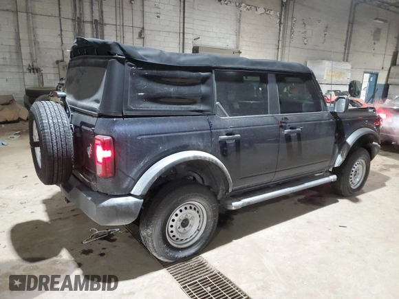 2021 Ford Bronco with VIN 1FMDE5BHXMLA73234, listed as a Copart auction lot 88997965 with 40,661 mi miles and Salvage Title. Bid and sale history available at DreamBid. Image 3.