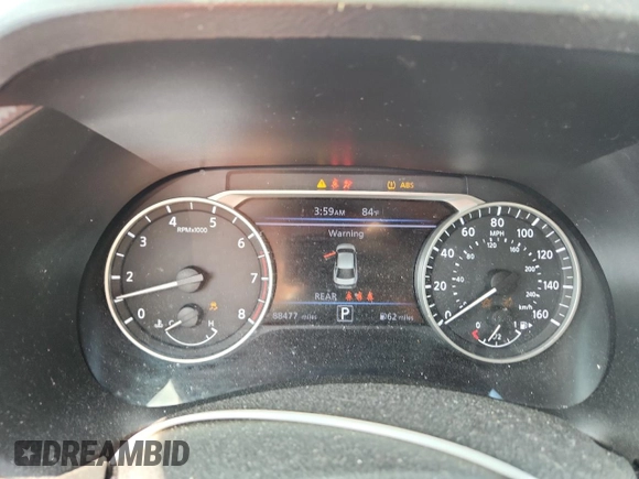 2021 Nissan Sentra SV with VIN 3N1AB8CV2MY220761, listed as a Copart auction lot 61938215 with 88,477 mi miles and Salvage title. Bid and sale history available at DreamBid. Image 9.