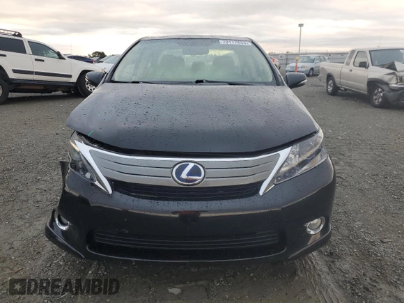 2011 Lexus HS 250h with VIN JTHBB1BA9B2043899, listed as a Copart auction lot 79117634 with 81,481 mi miles and Salvage Title. Bid and sale history available at DreamBid. Image 5.