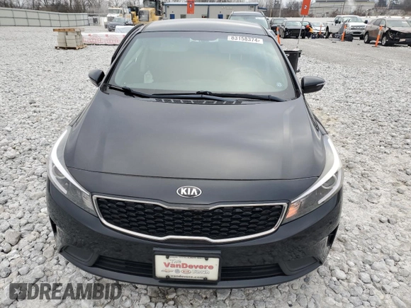 2018 Kia Forte LX with VIN KNAFK5A89J5773363, listed as a Copart auction lot 83158374 with 37,331 mi miles and Salvage Title. Bid and sale history available at carsss.com. Image 5.