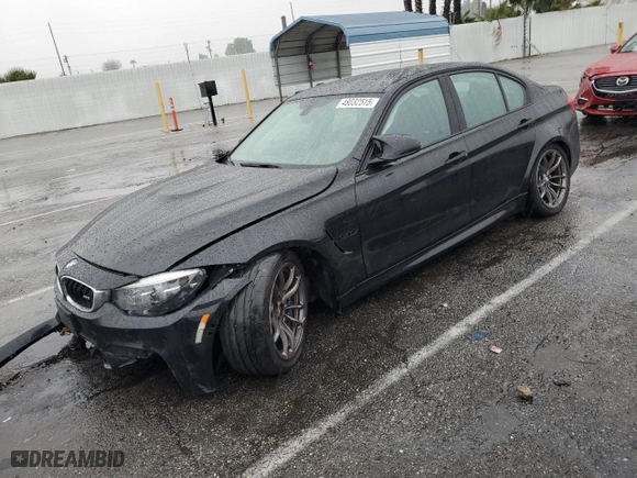 2018 BMW M3 with VIN WBS8M9C57J5K99227, listed as a Copart auction lot 48032515 with NaN miles and Salvage Title. Bid and sale history available at carsss.com. Image 1.