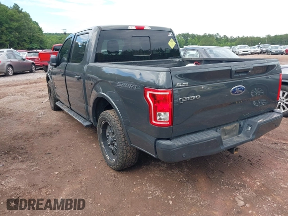 2016 Ford F-150 XL with VIN 1FTEW1CGXGFA58689, listed as a IAAI auction lot 42363270 with 120,104 mi miles and . Bid and sale history available at DreamBid. Image 3.