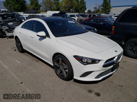 2020 Mercedes-Benz CLA with VIN W1K5J4GB8LN123611, listed as a Copart auction lot 46626543 with 25,331 mi miles. Bid and sale history available at carsss.com. Image 4.