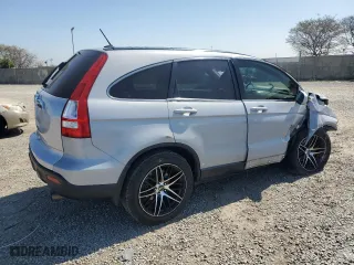 2007 Honda CR-V EX-L with VIN JHLRE38707C048573, listed as a Copart auction lot 52454595 with 246,969 mi miles and Salvage Title. Bid and sale history available at carsss.com. Image 3.