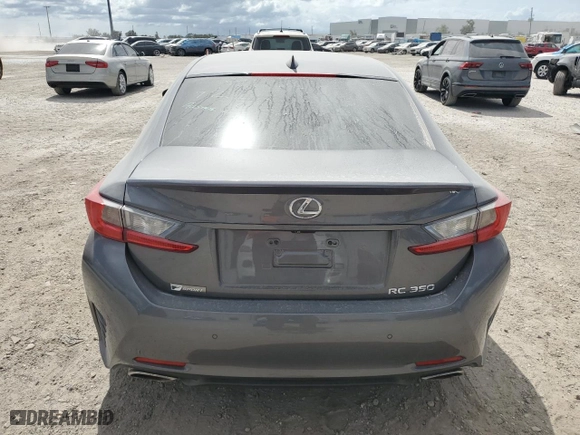 2015 Lexus RC 350 with VIN JTHHE5BC7F5007854, listed as a Copart auction lot 75169664 with 60,552 mi miles and Salvage Title. Bid and sale history available at carsss.com. Image 6.