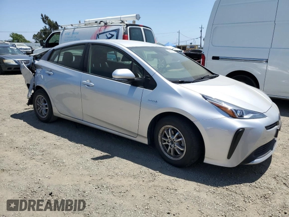 2020 Toyota Prius L Eco z VIN JTDKARFU0L3113339, wystawiony jako Copart lot #59635135 z przebiegiem 46 189 mil mil oraz Szkoda całkowita • Salvage title. Historia ofert i sprzedaży dostępna na DreamBid. Obrazek 4.