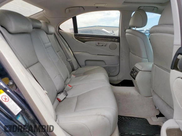 2007 Lexus LS 460 with VIN JTHBL46F175051764, listed as a Copart auction lot 58608215 with 178,084 mi miles and Salvage title. Bid and sale history available at DreamBid. Image 11.