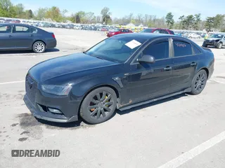 2013 Audi A4 Premium with VIN WAUBFAFL8DN041271, listed as a IAAI auction lot 42104890 with 180,322 mi miles and . Bid and sale history available at DreamBid. Image 2.