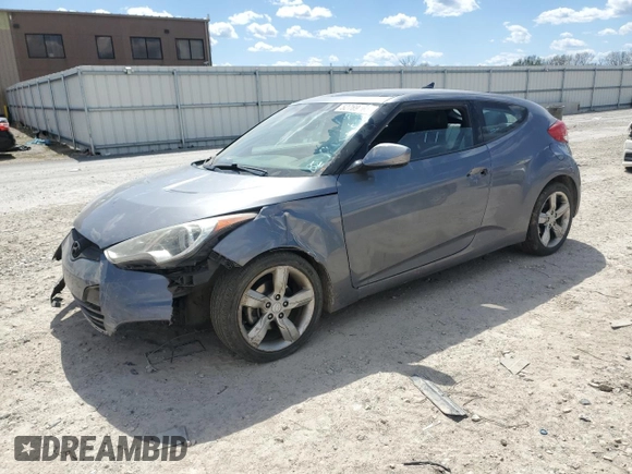 2014 Hyundai Veloster z VIN KMHTC6AD3EU215750, wystawiony jako Copart lot #52769165 z przebiegiem 114 364 mil mil oraz Szkoda całkowita • Salvage title. Historia ofert i sprzedaży dostępna na DreamBid. Obrazek 1.