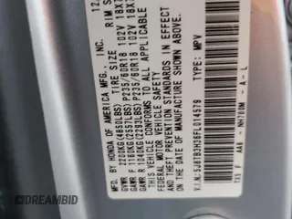 2015 Acura RDX with VIN 5J8TB3H36FL014579, listed as a Copart auction lot 50293395 with 0 mi miles and Salvage Title. Bid and sale history available at carsss.com. Image 13.