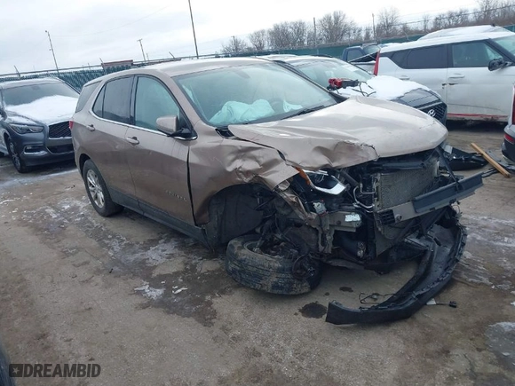 2018 Chevrolet Equinox LT with VIN 2GNAXSEV8J6244012, listed as a IAAI auction lot 41590078 with 170,201 mi miles. Bid and sale history available at carsss.com. Image 1.