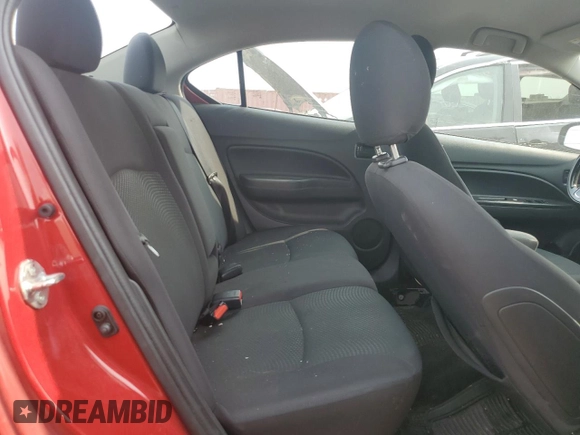 2018 Mitsubishi Mirage ES с VIN ML32F3FJ0JHF06722, выставлен на аукционе Copart как лот 58586635 с пробегом Не указан миль и Списание • Salvage title. История ставок и продаж доступна на DreamBid. Изображение 10.