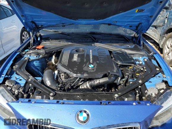 2017 BMW M2 z VIN WBA2L1C39HV666863, wystawiony jako Copart lot #72088174 z przebiegiem 56 480 mil mil oraz Szkoda całkowita • Salvage title. Historia ofert i sprzedaży dostępna na DreamBid. Obrazek 11.