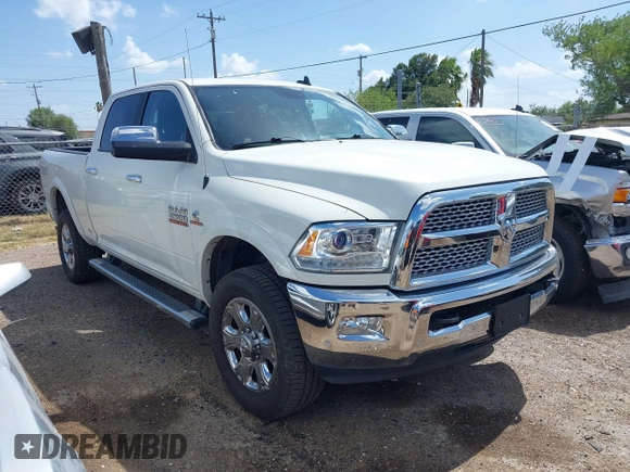 2018 Ram 2500 Laramie with VIN 3C6UR5FL0JG329369, listed as a IAAI auction lot 42539876 with 36,872 mi miles and . Bid and sale history available at DreamBid. Image 1.