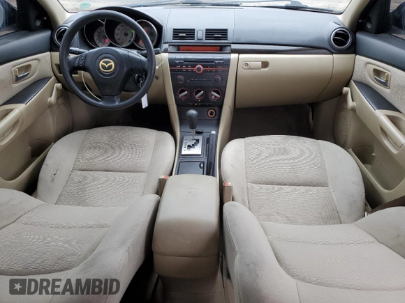 2007 Mazda Mazda3 i Sport with VIN JM1BK32F671711308, listed as a Copart auction lot 47725875 with 168,253 mi miles and Salvage Title. Bid and sale history available at carsss.com. Image 8.