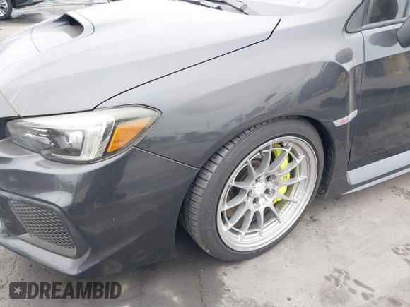 2019 Subaru WRX STI with VIN JF1VA2R68K9805464, listed as a IAAI auction lot 41724272 with 81,843 mi miles. Bid and sale history available at carsss.com. Image 6.