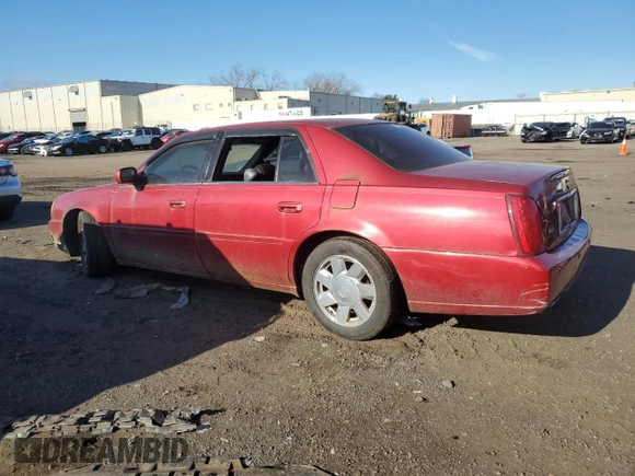 2002 Cadillac DeVille DTS with VIN 1G6KF57952U185198, listed as a Copart auction lot 82603374 with 133,290 mi miles and Non Repairable. Bid and sale history available at carsss.com. Image 2.