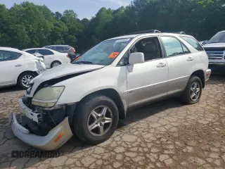 2003 Lexus RX 300 z VIN JTJGF10U530163797, wystawiony jako Copart lot #52553505 z przebiegiem Nie podano mil oraz Szkoda całkowita • Salvage title. Historia ofert i sprzedaży dostępna na DreamBid. Obrazek 1.