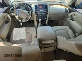 2016 Infiniti QX80 with VIN JN8AZ2NE2G9123772, listed as a Copart auction lot 63665105 with 98,304 mi miles and Salvage title. Bid and sale history available at DreamBid. Image 8.
