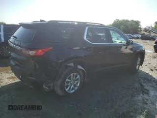 2020 Chevrolet Traverse LT with VIN 1GNERHKW7LJ215828, listed as a Copart auction lot 61087665 with 49,557 mi miles and Salvage title. Bid and sale history available at DreamBid. Image 3.