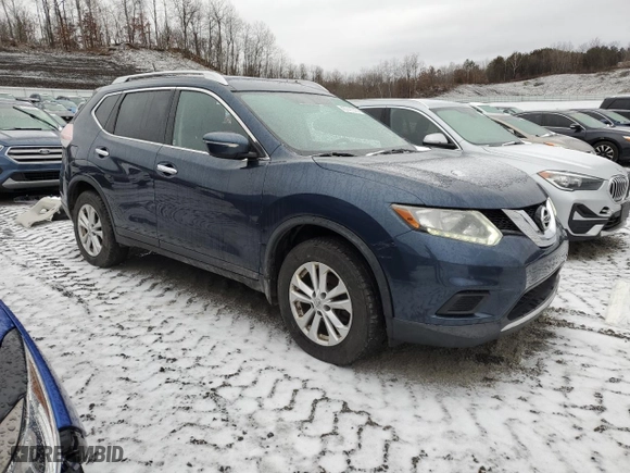 2015 Nissan Rogue S with VIN KNMAT2MV1FP552362, listed as a Copart auction lot 43741375 with 115,647 mi miles and Salvage Title. Bid and sale history available at carsss.com. Image 4.