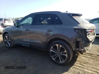 2022 Audi Q3 S line Premium Plus with VIN WA1EECF3XN1029317, listed as a Copart auction lot 43882063 with 24,143 mi miles. Bid and sale history available at carsss.com. Image 2.