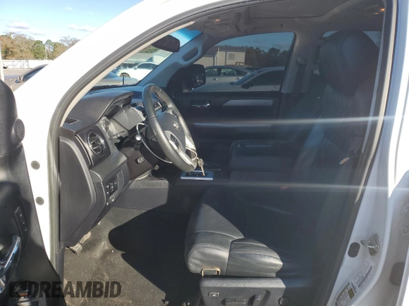 2017 Toyota Tundra Platinum with VIN 5TFAW5F10HX606854, listed as a Copart auction lot 84322634 with 65,668 mi miles and Salvage title. Bid and sale history available at DreamBid. Image 7.