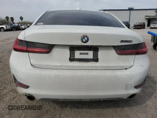 2019 BMW 3 Series 330i with VIN WBA5R1C57KAK09187, listed as a Copart auction lot 45050205 with 0 mi miles and Salvage Title. Bid and sale history available at carsss.com. Image 6.