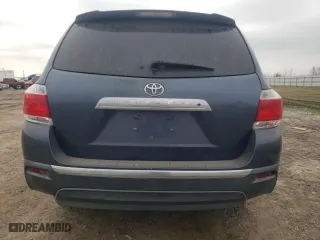 2013 Toyota Highlander with VIN 5TDZK3EH1DS100855, listed as a Copart auction lot 44433395 with 216,673 mi miles and Salvage Title. Bid and sale history available at carsss.com. Image 6.