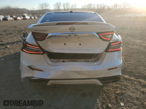 2023 Nissan Maxima Platinum z VIN 1N4AA6FV6PC513856, wystawiony jako Copart lot #88637125 z przebiegiem 25 821 mil mil oraz Szkoda całkowita • Salvage title. Historia ofert i sprzedaży dostępna na DreamBid. Obrazek 6.