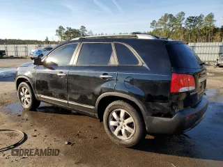 2013 Kia Sorento LX with VIN 5XYKT3A69DG345242, listed as a Copart auction lot 50469915 with 154,112 mi miles and Salvage title. Bid and sale history available at DreamBid. Image 2.