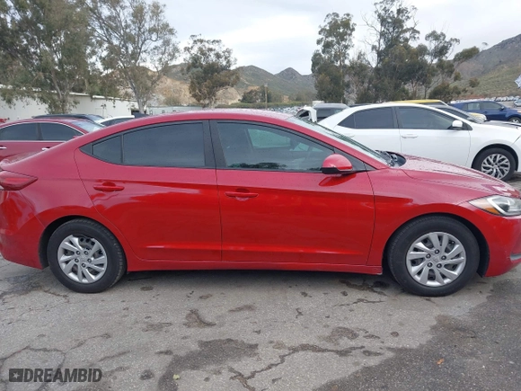 2017 Hyundai Elantra SE with VIN KMHD74LF8HU121511, listed as a IAAI auction lot 41741418 with 90,233 mi miles. Bid and sale history available at carsss.com. Image 13.