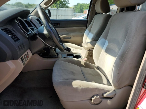 2006 Toyota Tacoma PreRunner with VIN 5TETX62N46Z221324, listed as a Copart auction lot 62179035 with 189,971 mi miles and Salvage title. Bid and sale history available at DreamBid. Image 7.
