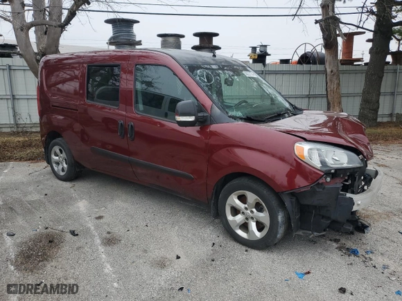 2015 Ram ProMaster City Cargo Van Tradesman SLT with VIN ZFBERFBT6F6A64366, listed as a Copart auction lot 58221174 with 139,727 mi miles and Salvage Title. Bid and sale history available at carsss.com. Image 4.