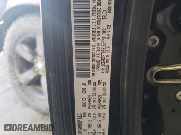 2014 Ram 1500 Express z VIN 1C6RR7FT9ES152773, wystawiony jako Copart lot #61879354 z przebiegiem 124 824 mil mil oraz Szkoda całkowita • Salvage title. Historia ofert i sprzedaży dostępna na DreamBid. Obrazek 12.