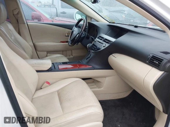 2010 Lexus RX 350 with VIN 2T2ZK1BA2AC011341, listed as a IAAI auction lot 40902191 with 191,941 mi miles. Bid and sale history available at carsss.com. Image 5.