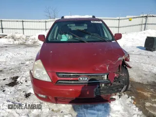 2007 Kia Sedona LX with VIN KNDMB233576160217, listed as a Copart auction lot 88878765 with 188,835 mi miles and Salvage Title. Bid and sale history available at carsss.com. Image 5.