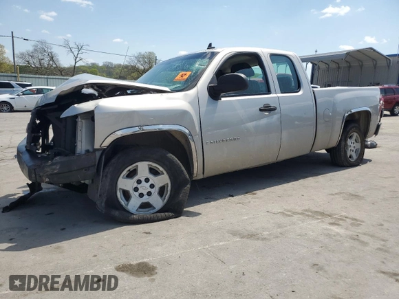 2007 Chevrolet Silverado 1500 LT w/1LT with VIN 2GCEC19CX71575317, listed as a Copart auction lot 51541385 with 220,540 mi miles and Salvage Title. Bid and sale history available at carsss.com. Image 1.